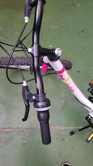 Bicicleta Denbike 24 Blanca y Rosa