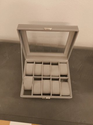 Scatola porta orologi 10 posti