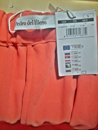 Blusa Coral Pedro del Hierro Talla L