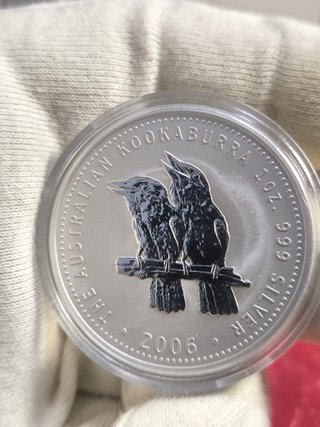 Moneda 1 Onza Plata KOOKABURRA 2006