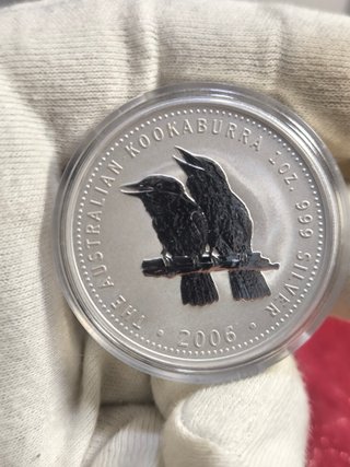 Moneda 1 Onza Plata KOOKABURRA 2006