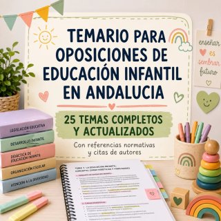 Temario de oposiciones para educación infantil