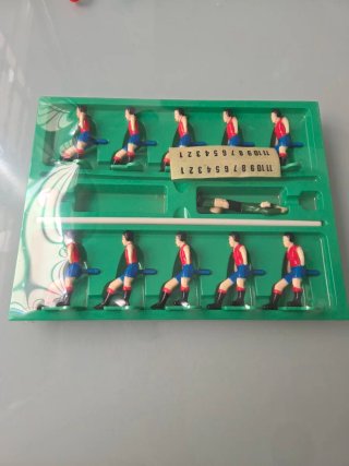 Figuras futbolín Selección España de Geyper. 70's