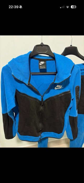 Conjunto Nike Tech Fleece Azul y Negro