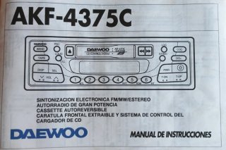 Reproductor Coche Daewoo AKF-4375C