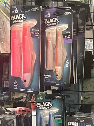Black Minnow n.6 e n.5 pesca slow pitch vertical