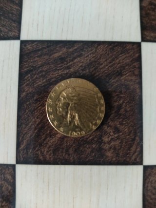Moneda de Oro 5 Dólares USA
