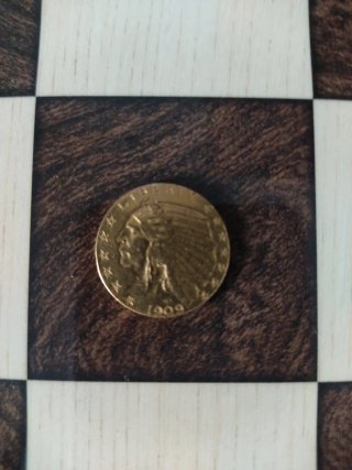 Moneda de Oro 5 Dólares USA