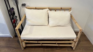 Conjunto jardín bambú SKLUM: sofá, sillón y mesa