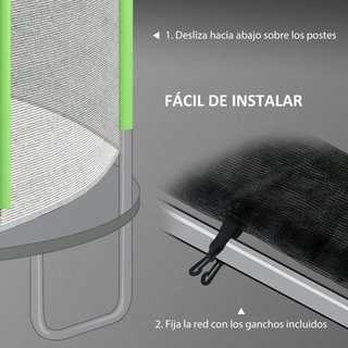 Red de seguridad para cama elástica