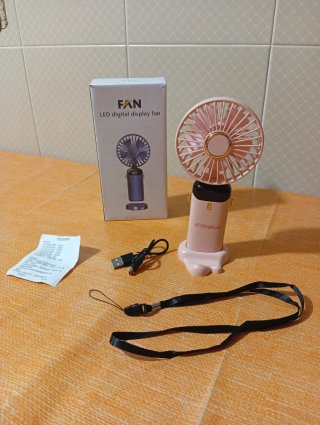 Ventilatore portatile LED display