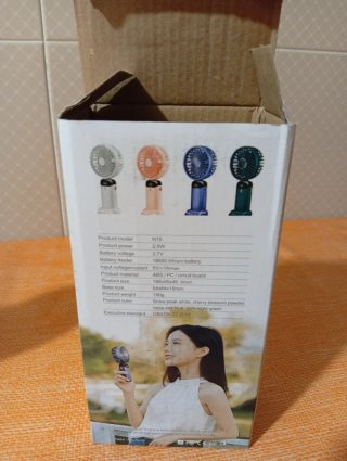 Ventilatore portatile LED display