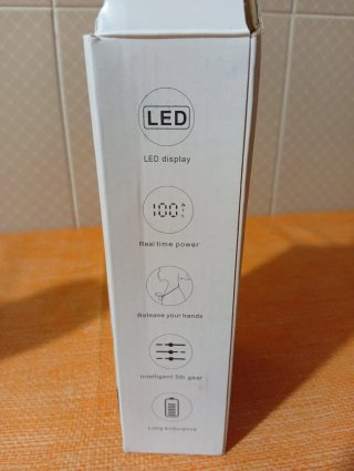 Ventilatore portatile LED display