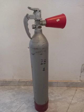 Extintor antiguo Nieve Carbonica