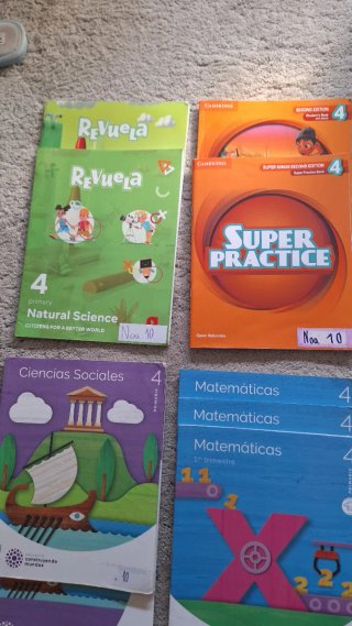 Lote libros 4o Primaria Teresianas Oviedo