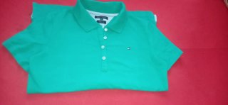 Polo Tommy Hilfiger Mujer Verde Talla XS
