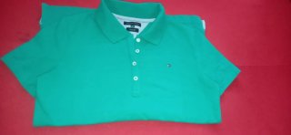 Polo Tommy Hilfiger Mujer Verde Talla XS