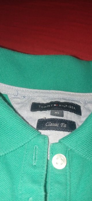 Polo Tommy Hilfiger Mujer Verde Talla XS