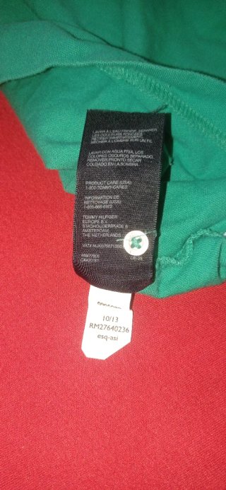 Polo Tommy Hilfiger Mujer Verde Talla XS