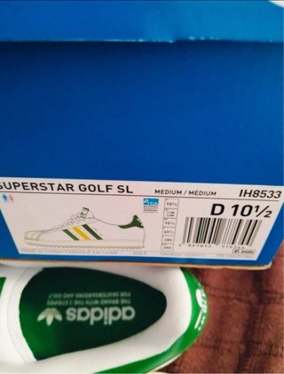 Adidas Superstar spikeless zapatos golf Talla 45