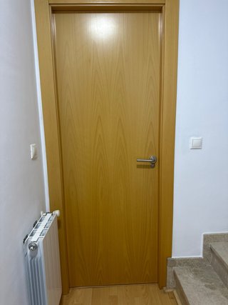 Puerta haya vaporizada