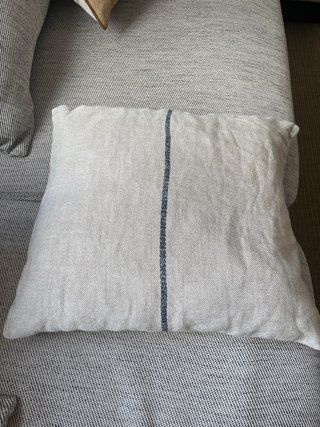 Cojín Zara Home Beige y Azul
