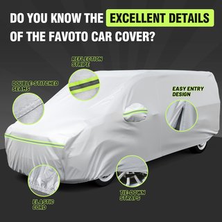 Favoto Cubierta MPV Impermeable Cremallera