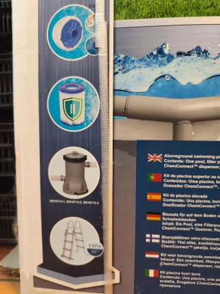 Piscina Bestway Power Steel Ovalada 4.27m
