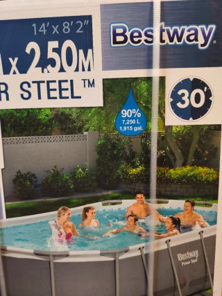 Piscina Bestway Power Steel Ovalada 4.27m