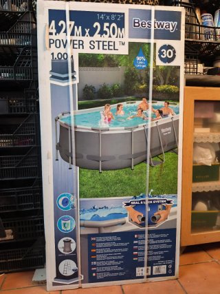Piscina Bestway Power Steel Ovalada 4.27m