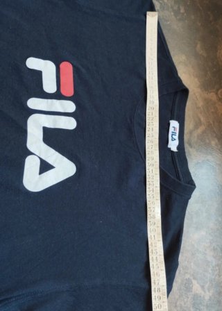 Camiseta Fila Vintage Azul Marino Y2K Talla M
