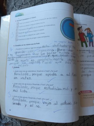 Comprensión lectora fichas de trabajo 4° Primaria