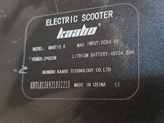 Patinete Eléctrico Kaabo Mantis 8 Dual Motor