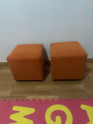Butacas Naranja Tela