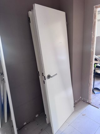 Puertas lacadas blancas
