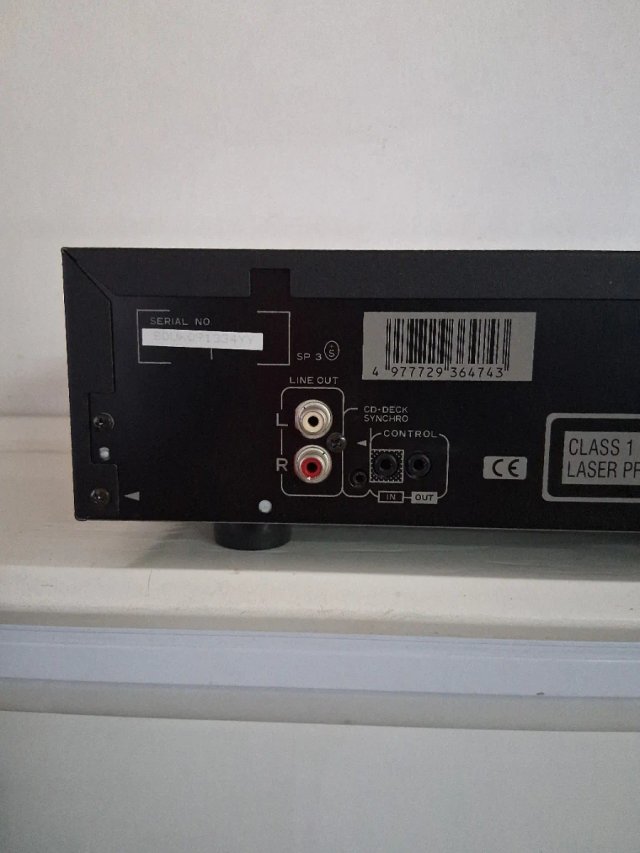 Pioneer PD-106 Reproductor CD Negro