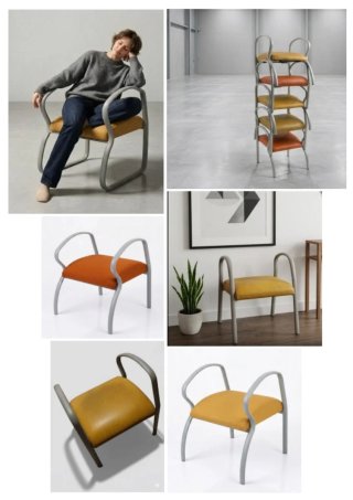 8 Banquetas decorativas Estilo Industrial