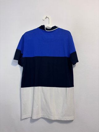 Polo Talla XL Azul Marino y Blanco