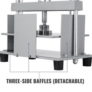 Máquina Manual de Prensa de Papel, 12x8.6 pulgadas para A4 Máquina de Aplanado de Papeles, Máquina Manual de Prensa de Papel de Marco de Acero de 10 cm de Grosor, Prensa de Libros de Fabricación d...