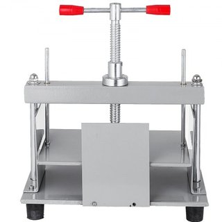 Máquina Manual de Prensa de Papel, 12x8.6 pulgadas para A4 Máquina de Aplanado de Papeles, Máquina Manual de Prensa de Papel de Marco de Acero de 10 cm de Grosor, Prensa de Libros de Fabricación d...