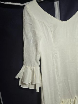 Traje flamenca blanco roto/beige