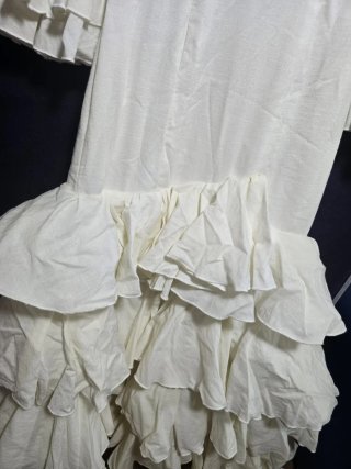 Traje flamenca blanco roto/beige