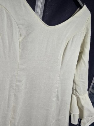 Traje flamenca blanco roto/beige