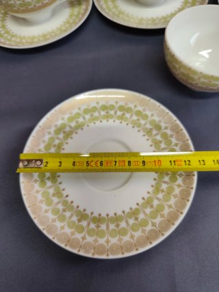 Juego café Bidasoa porcelana vintage