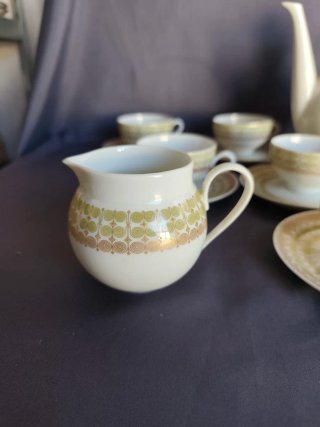 Juego café Bidasoa porcelana vintage
