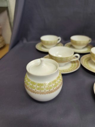 Juego café Bidasoa porcelana vintage