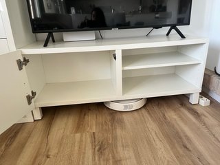 Mueble TV 120 cm madera blanco