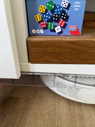 Mueble TV 120 cm madera blanco