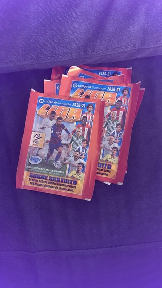 Sobres cromos fútbol Panini