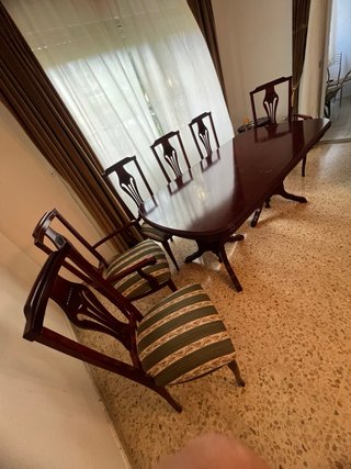 GRATIS ! Mesa de comedor con 6 sillas